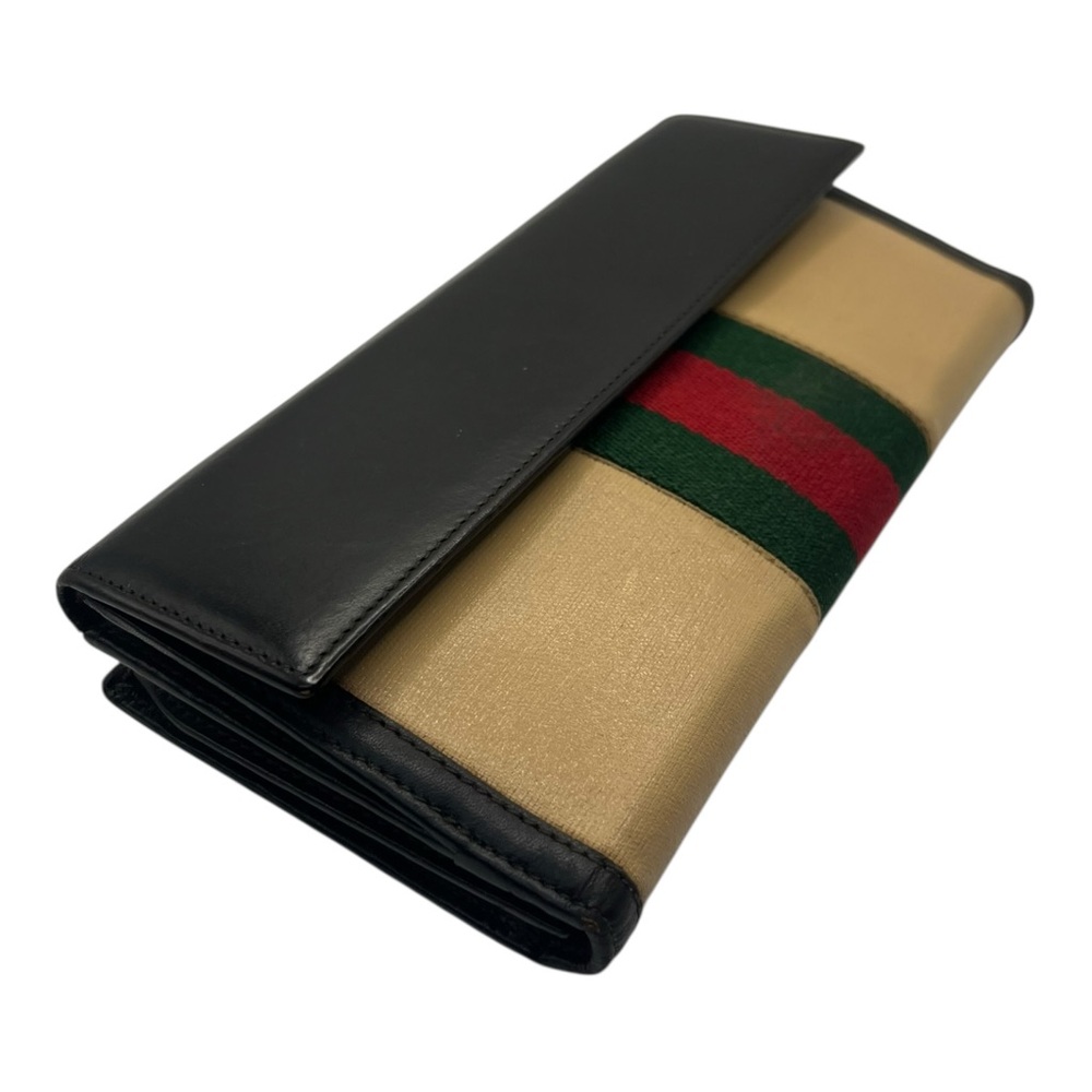 Vintage Gucci Wallet Re-painted Fabric Body - Picture 2 of 10